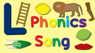 Letter L Phonics Song  Alphabet  English Learning Songs [upl. by Noteloc]