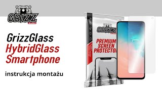 Jak założyć szkło ochronne GrizzGlass HybridGlass na telefon Instrukcja montażu [upl. by Norven605]