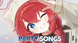 Nightcore  Party Songs Lyrics [upl. by Amlet]