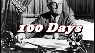 History Brief Roosevelts First 100 Days [upl. by Tnarg932]