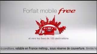 Pub  Free  Evolution du forfait mobile 4G [upl. by Norit143]