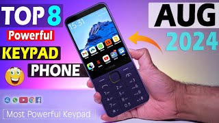 Top 8 Best Keypad Phone 2024⚡⚡AUGUST 2024  Best Keypad Mobile 2024 [upl. by Pachston]