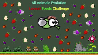 Lowest Foods Challenge And All Animals Evolution EvoWorldio [upl. by Howarth]