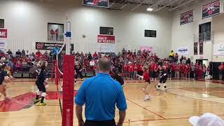 Wesleyan Christian volleyball state semifinals 2024 [upl. by Juxon]