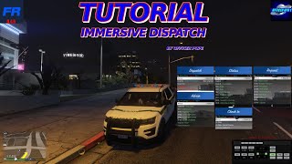 LSPDFR TUTORIAL How To Install amp Use Immersive Dispatch By OfficerPope [upl. by Padegs78]