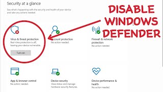 How to Disable Windows Defender in Windows 1011  TURN THIS OFF [upl. by Daye]