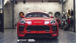 Porsche Macan custom by Prior Design [upl. by Renruojos345]