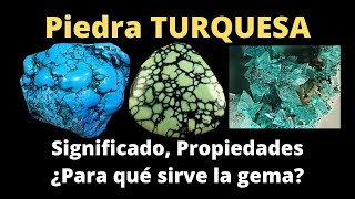 Piedra Turquesa ¿Para qué sirve Significado y Propiedades de la gema preciosa [upl. by Clarhe432]