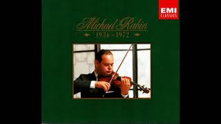 Paganini Violin Concerto 1  Michael Rabin EMI 6 CD 1936  1972 1991 [upl. by Alraep]