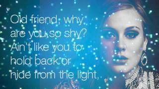 Adele  Someone Like You Lyrics [upl. by Ailekat]