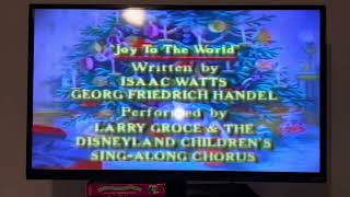 Closing To Disney’s Sing Along Songs Very Merry Christmas Songs 1988 VHS [upl. by Angeli141]