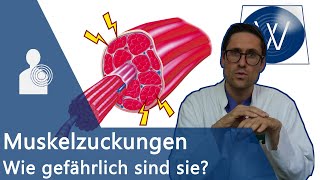 ALS Muskelzuckungen amp Muskelzucken in Oberschenkel Arm Auge Wade Zunge  Ursachen Faszikulation [upl. by Eidua]