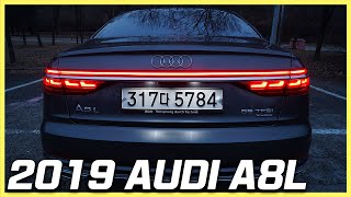 AUDI A8L 2019 55 TFSI Quattro Night Drive POV with 2019 Audi A8L [upl. by Aerbua]