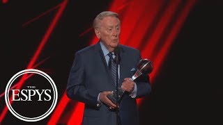 Vin Scully Receives The Icon Award  The ESPYS  ESPN [upl. by Hanson]