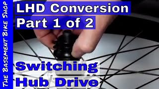 BMX LHD Conversion Part 1 Switching Cassette Hub Drive Step by Step [upl. by Arednaxela190]