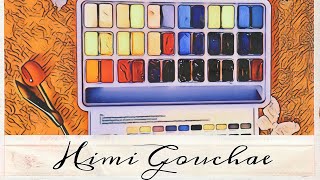 Unboxing my new paint set 🎨 quotTHOOVI Himi Gouchaequot [upl. by Flore]