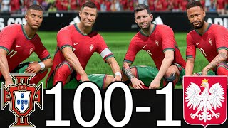 FC 25  MESSI RONALDO MBAPPE NEYMAR amp ALL STAR  PORTUGAL 1001 POLAND  NATIONS LEAGUE [upl. by Ariada]