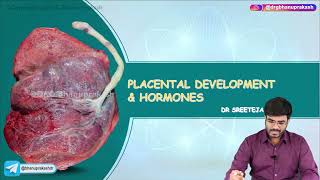 Placental Development amp Hormones  Obstetrics and Gynaecology Lecture [upl. by Enirehtakyram]