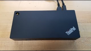 Lenovo USB TypeC Gen2 Docking Station Review [upl. by Iveson583]