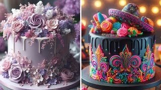 999 Oddly Satisfying Cake Decorating Compilation  Awesome Cake Decorating Ideas  So Tasty Cake [upl. by Anivlek]