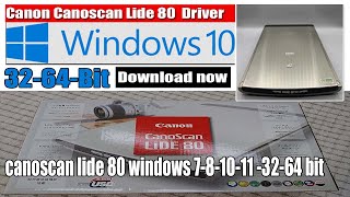 driver canon lide 80  canon canoscan lide 80 windows 10 driver  shtv [upl. by Silecara660]