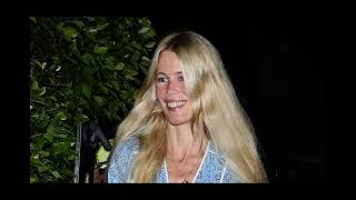 Claudia Schiffer shows off her boho style as she and husband Matthew Vaughn enjoy a date night in LA [upl. by Venetia]