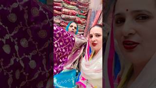 Chandni Chowk me mil rahi h bahut pyari saree 😍trendingshorts viralvideo krishnadevi ￼ [upl. by Anahpets99]