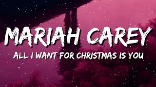 Mariah Carey  All I Want For Christmas Is You Lyrics [upl. by Mame]