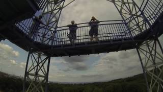 Sky Tower SCAD Freefall  Tivoli Friheden Aarhus 2016 POV Onride [upl. by Leasi]