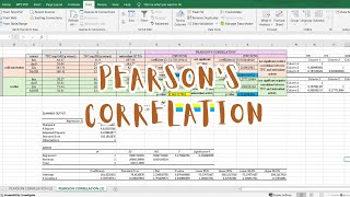 Calculate Pearson’s Correlation Coefficient amp pValue in Excel  Easy Tutorial with Analysis ToolPak [upl. by Ylicic798]