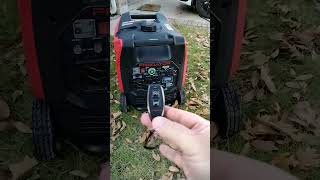 Predator 5000W Inverter Generator Remote Control Start [upl. by Ylac920]