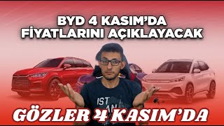 2 El Piyasası Karışacak  Sıfır Araçlar Ne Olacak BYD 4 Kasım da Fiyatları Açıklayacak [upl. by Assirralc]