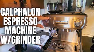 Calphalon Espresso Machine with Coffee Grinder [upl. by Esele]