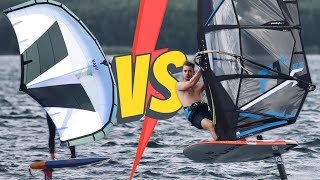 WINDFOIL SPEED vs WINGFOIL SPEED  Was ist schneller [upl. by Swain]