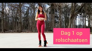 De eerste keer rolschaatsen  wat nu [upl. by Retrop]