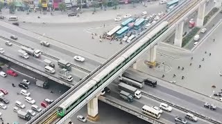 Hanois first metro starts trial run  Chạy thử nghiệm toàn tuyến metro Cát LinhHà Đông [upl. by Eruza]