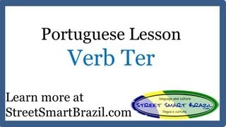 Portuguese Lesson Verbo Ter Present Tense amp Pronunciation Tips [upl. by Scevor]