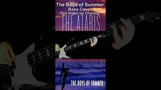 The Boys Of Summer Bass Cover – The Ataris basicallybassguitar Ataris [upl. by Otrebla]