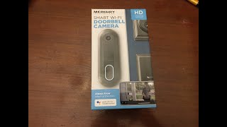 Walmart Clearance MICW024 Merkury Innovations Wired Smart Video Doorbell 1080p Camera install [upl. by Eisteb]