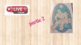 📽Live 53  DISNEY VITRAUX TOME 1 BRUTFUNER coloriagepouradulte coloriage [upl. by Ecinerev916]