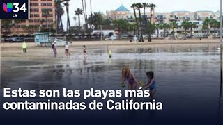 Revelan la lista de las playas más contaminadas de California No te bañes en ellas [upl. by Nnawtna]