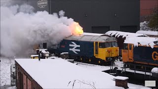 Flamin GLORIOUS 50033 cold start with flames  28122020 [upl. by Claretta]