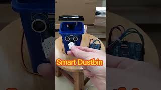 Smart Dustbin using ultrasonic distance sensor and Arduino circuitschools arduino [upl. by Hercules579]