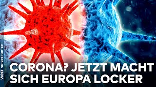 CORONA Europa macht sich locker Jetzt fallen die Regeln [upl. by Ahsrav815]