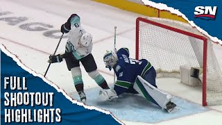 Seattle Kraken at Vancouver Canucks  FULL Shootout Highlights  December 22 2022 [upl. by Wye]