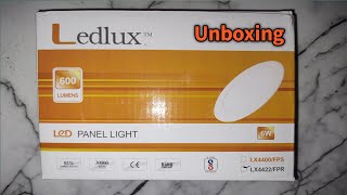 Ledlux 600 LUMENS LED Panel Light 6W LX4422FPR  ledlux led light [upl. by Zaneta688]