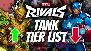 Whos The BEST Tank  Marvel Rivals Tank Vanguard Tier List [upl. by Morgen]