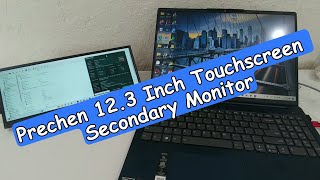 Prechen 123 Inch Touchscreen Secondary Monitor Perfect As CPUGPU Monitor Review And Tutorial [upl. by Annam327]