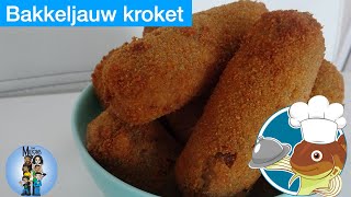 Bakkeljauw kroket  Recept [upl. by Zile]