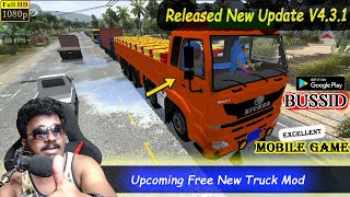 Released BUSSID New Update V431 and New Eicher Truck mod in Bus Simulator Indonesia [upl. by Ueihtam]